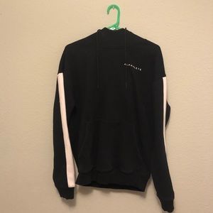 Alphalete Striped Hoodie (Black/White)